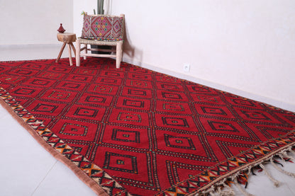 Moroccan vintage Rug 6.6 X 11.3 Feet