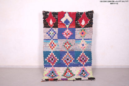 Dazzling Moroccan Area rug  4.4 X 6.7 Feet