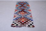Vintage handmade moroccan rug 2.1 X 5.5 Feet