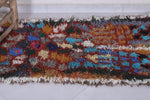 Vintage handmade moroccan rug 2 X 4.9 Feet