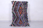 handmade berber rug 2.1 X 5.8 Feet - Boucherouite Rugs