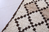 Moroccan berber rug 2.8 X 6.3 Feet - Boucherouite Rugs