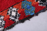 Moroccan berber rug 5 X 7.8 Feet - Boucherouite Rugs