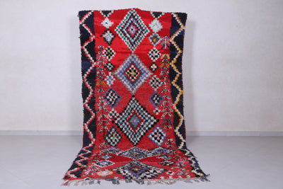 Large Moroccan Berber Rug - 4.7 X 10.3 Feet - Boucherouite Rugs
