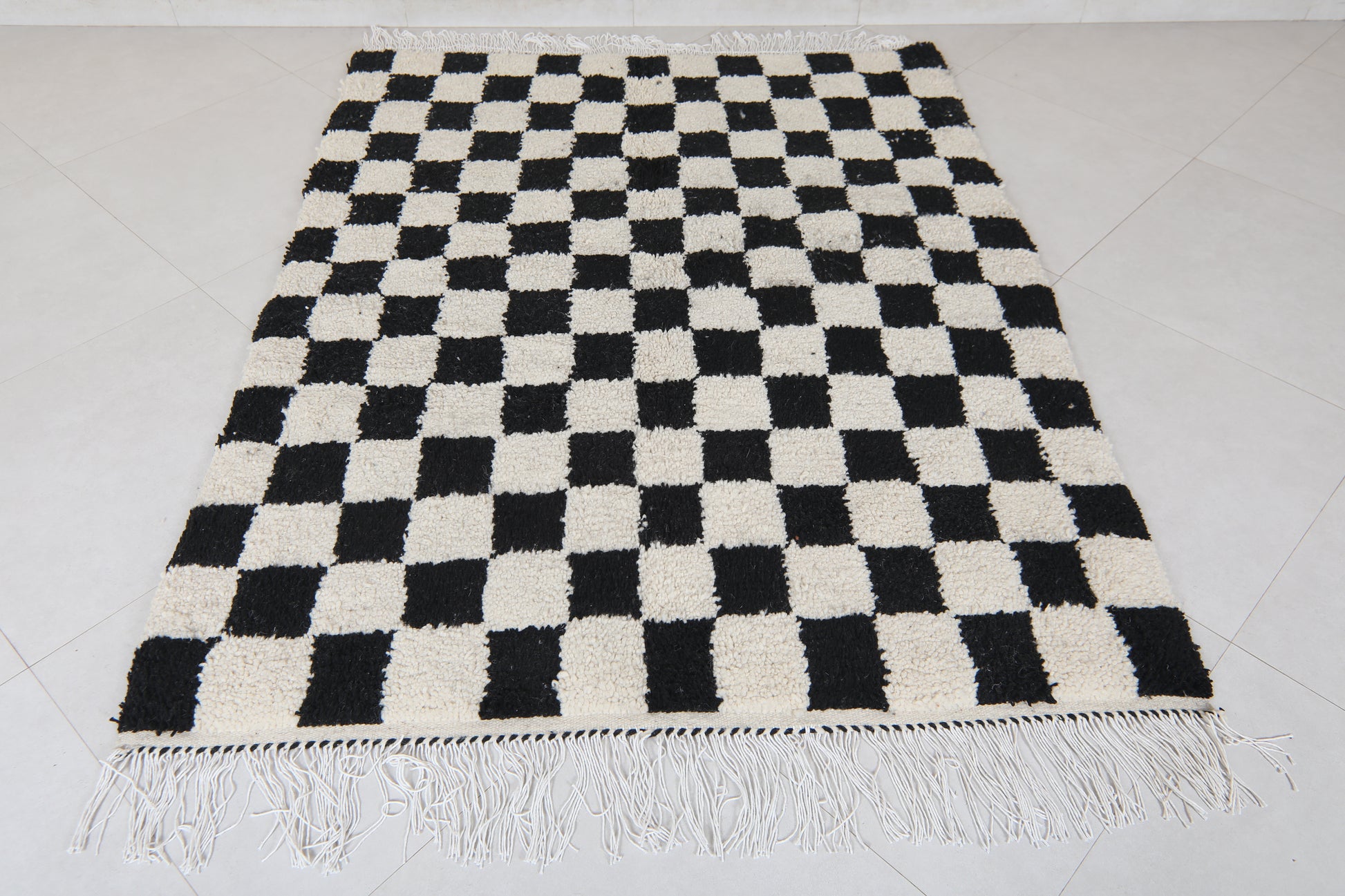 Moroccan berber rug 4.9 X 6.1 Feet - Beni ourain rugs