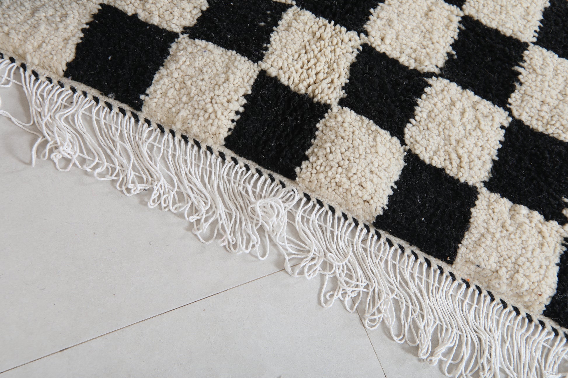 Moroccan berber rug 4.9 X 6.1 Feet - Beni ourain rugs