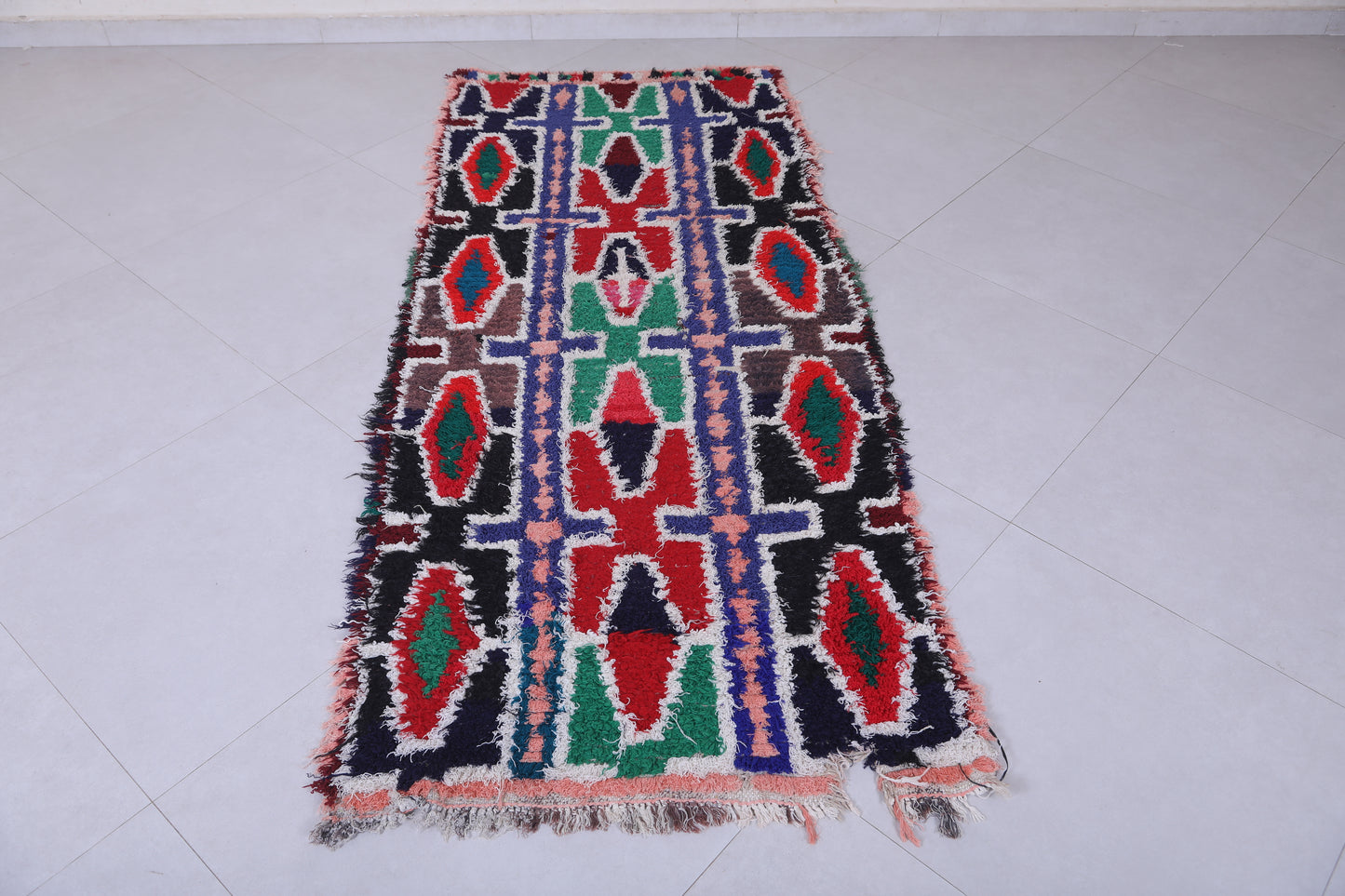 Moroccan berber rug 3 X 7 Feet