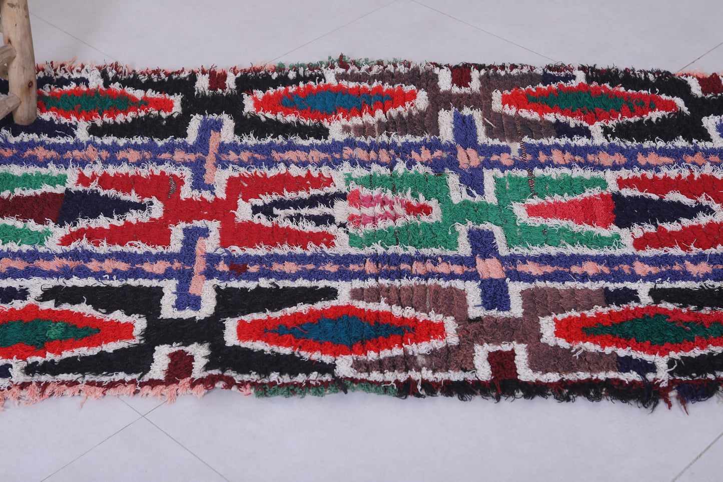 Moroccan berber rug 3 X 7 Feet