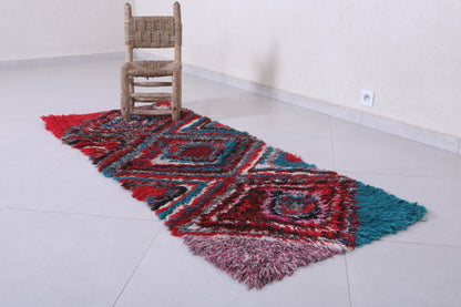 Moroccan berber rug 2.5 X 6.2 Feet
