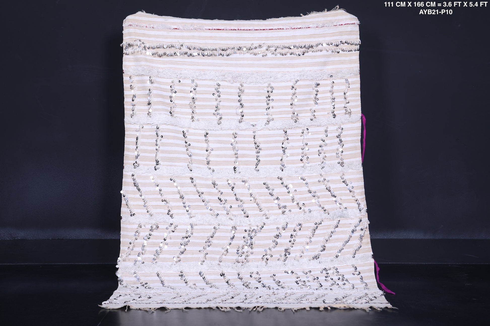 Berber wedding blanket 3.6 FT X 5.4 FT