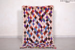 Vintage moroccan berber rug 3.4 X 5.1 Feet