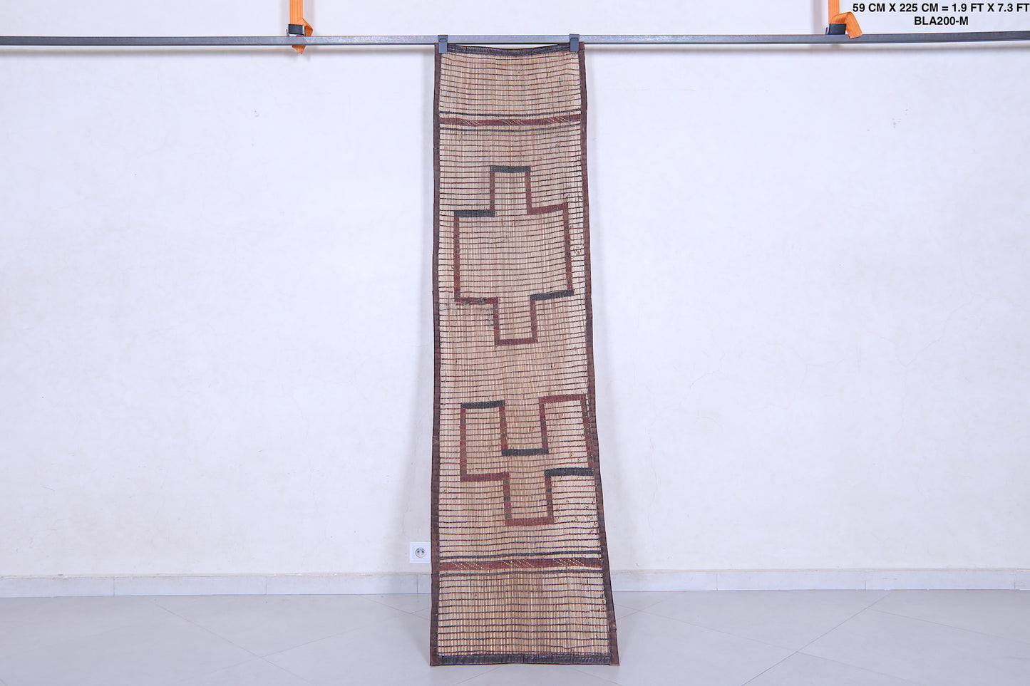 Tuareg rug 1.9 X 7.3 Feet
