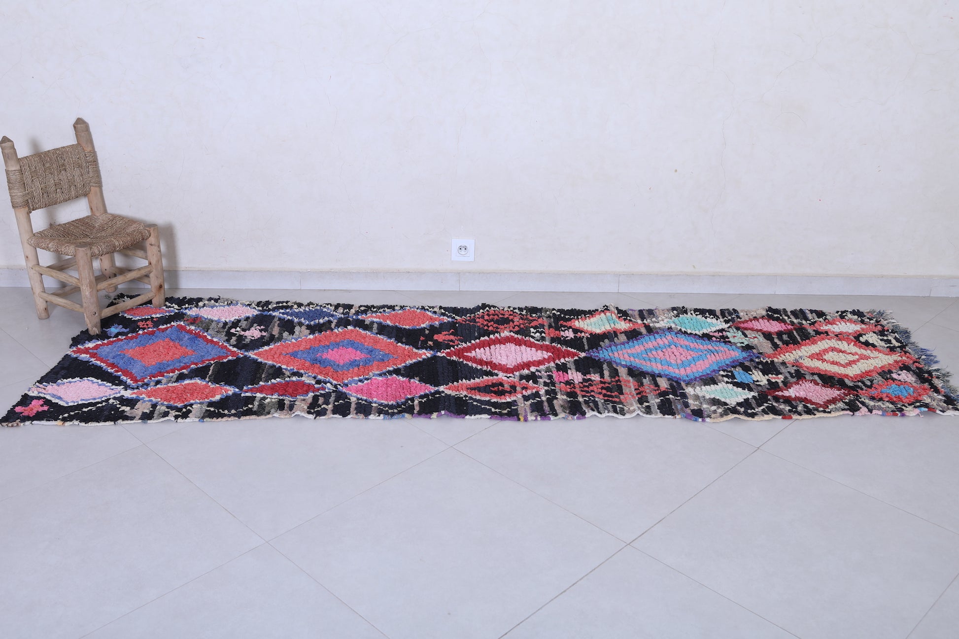 Moroccan rug 2.5 X 9.1 Feet