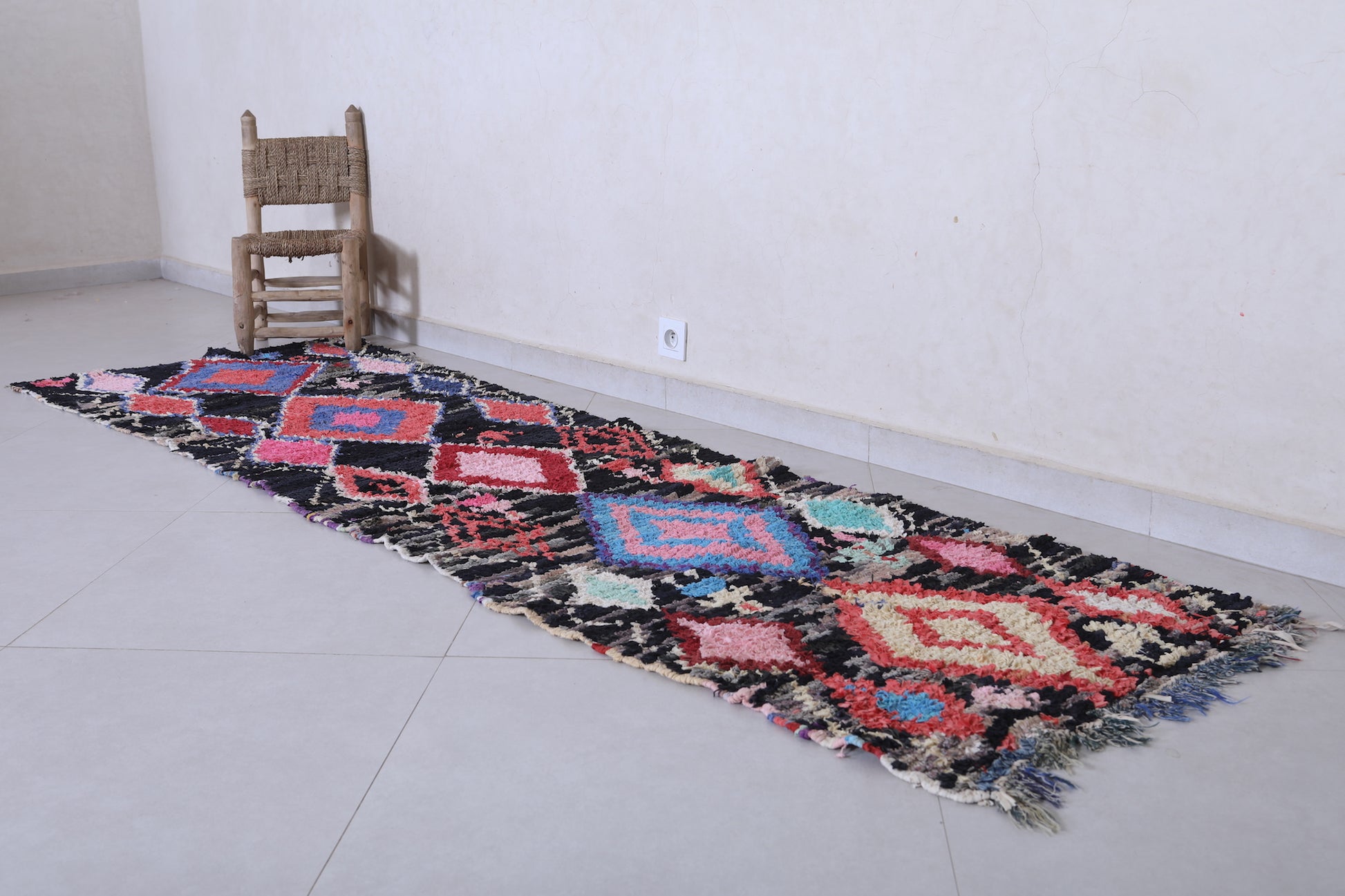 Moroccan rug 2.5 X 9.1 Feet