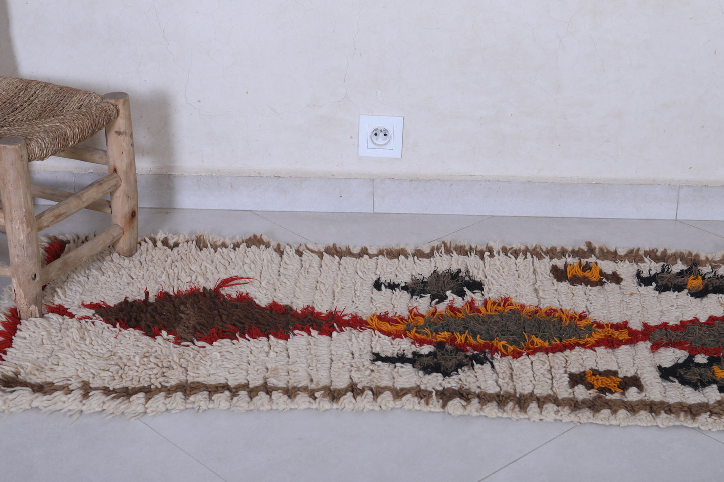 Moroccan rug 1.8 X 5.9 Feet