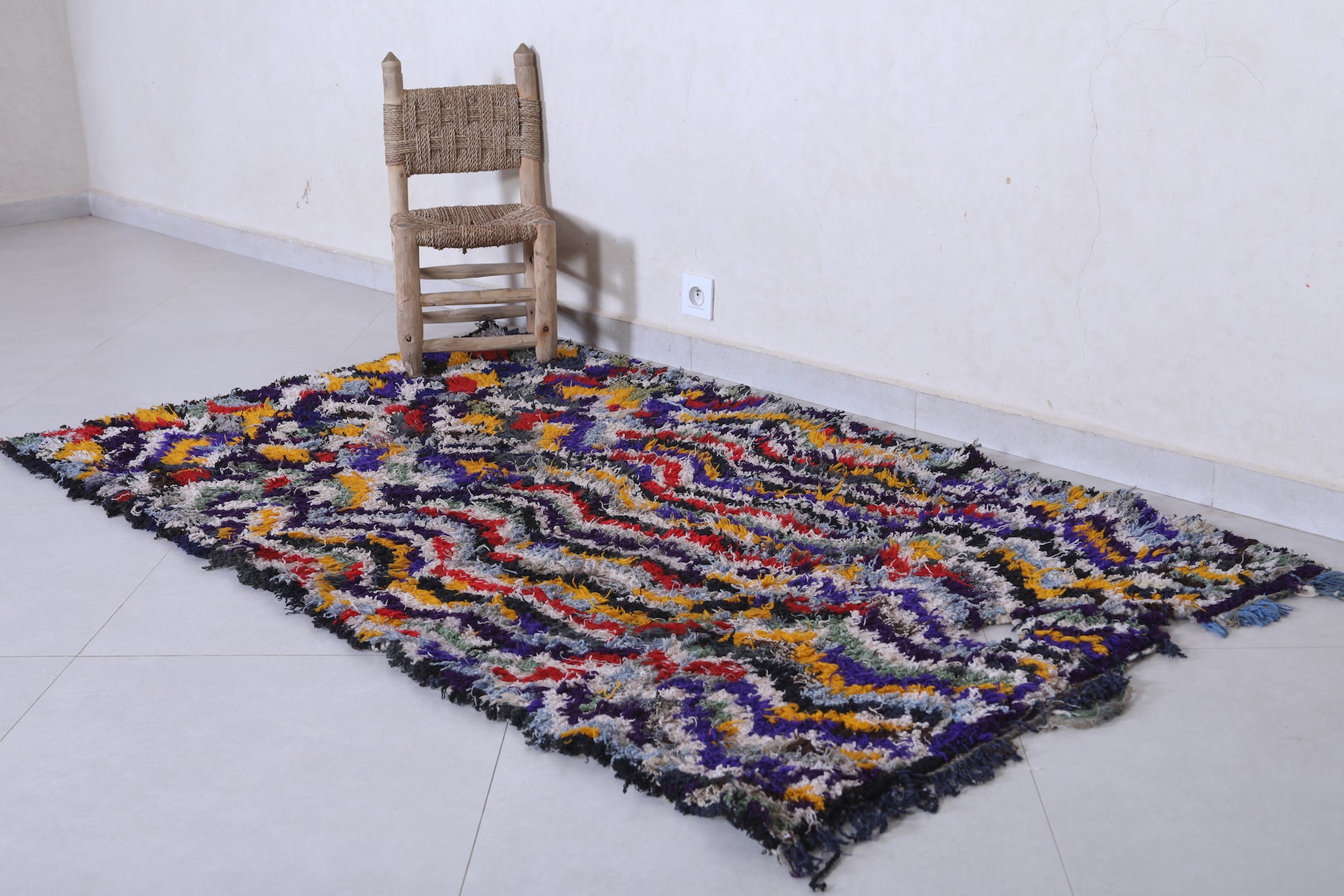 Moroccan rug 3.7 X 6.3 Feet
