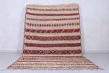 Vintage moroccan handmade berber hassira 7.1 FT X 10.9 FT