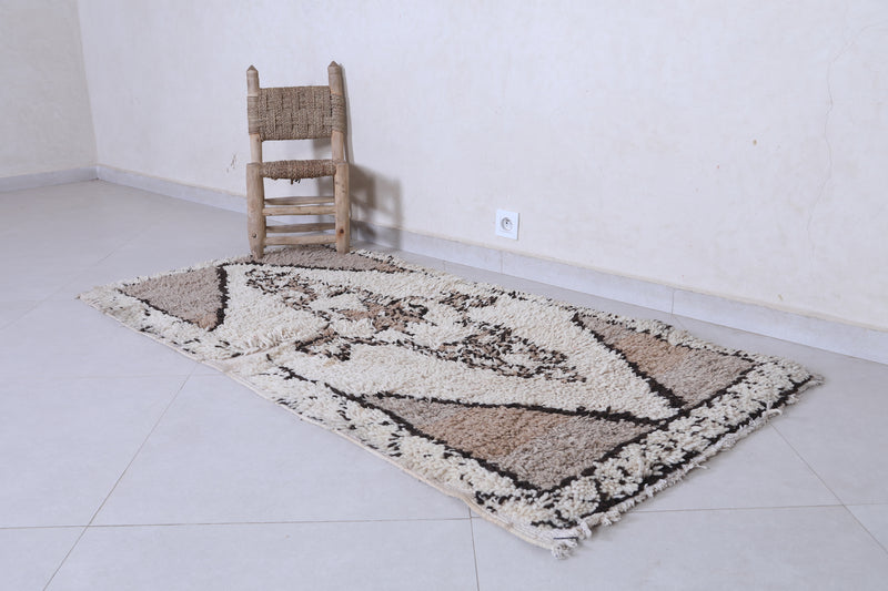 Moroccan Rug 2.8 X 5.9 Feet – Classic Floral Design - moroccan rug