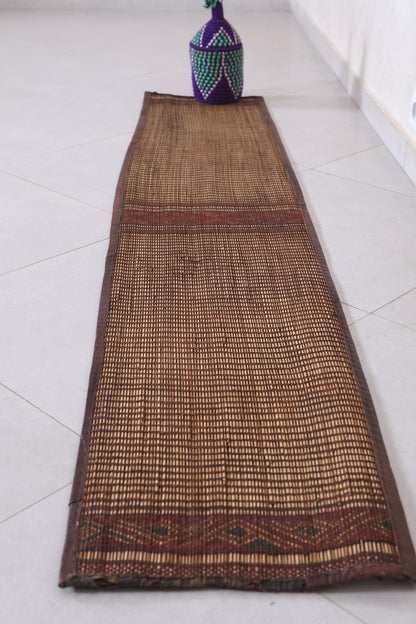 Vintage handmade african tuareg rug 1.4 X 7.5 Feet