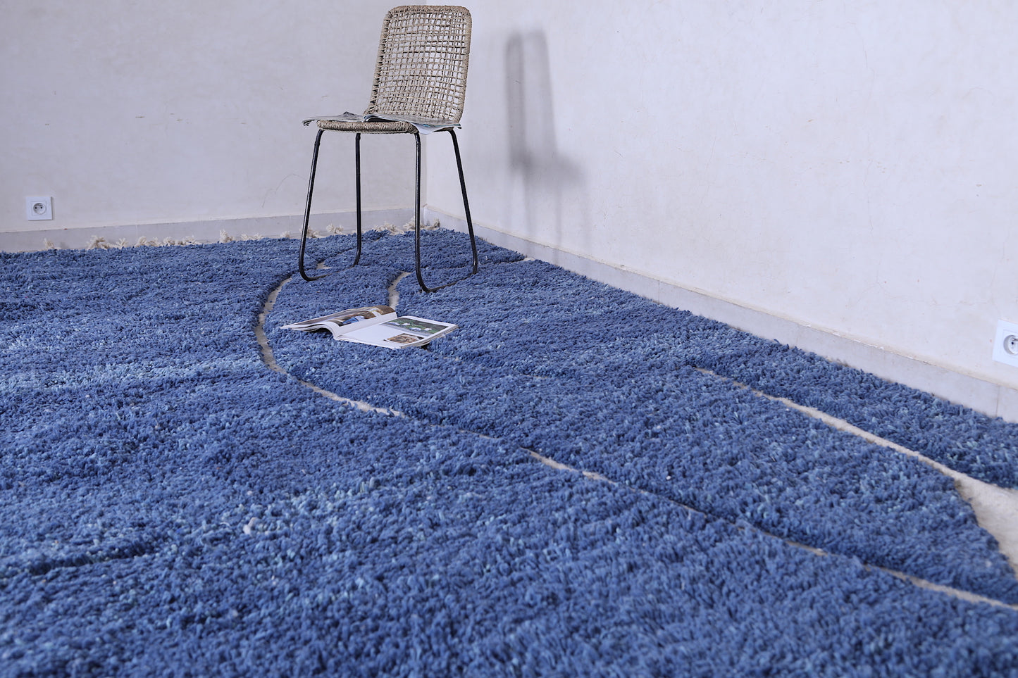 Moroccan Beni ourain rug 14.5 X 18.6 Feet