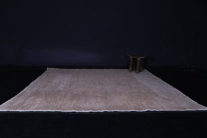 Solid Taupe Moroccan rug - Moroccan Taupe rug - Wool rug