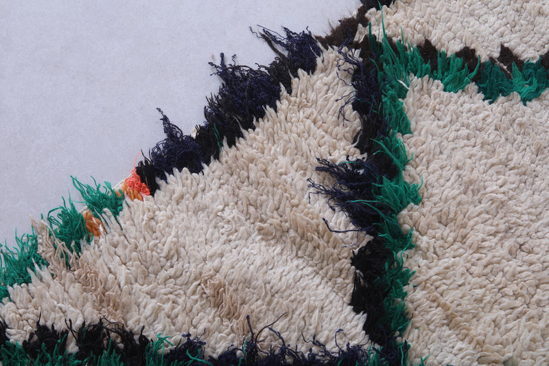 Moroccan Rug - Vibrant Diamond Pattern 1.9ft x 5ft | Handwoven - moroccan rug