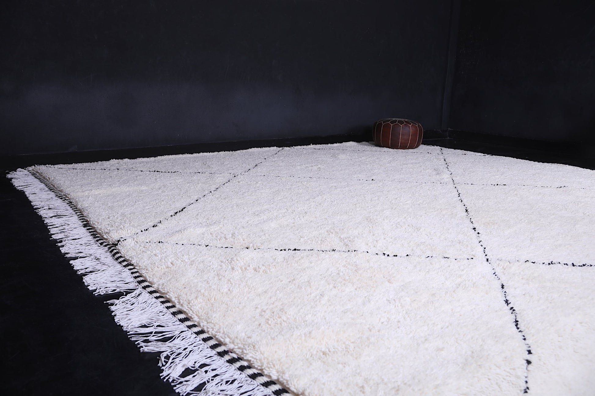 Moroccan Beni ourain rug 14 X 14 Feet