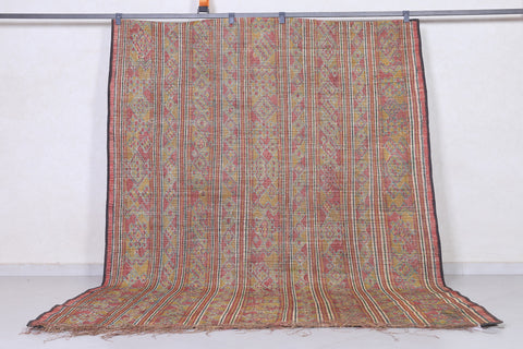 Moroccan African Rug Decorated 6.3 X 8.5 Feet