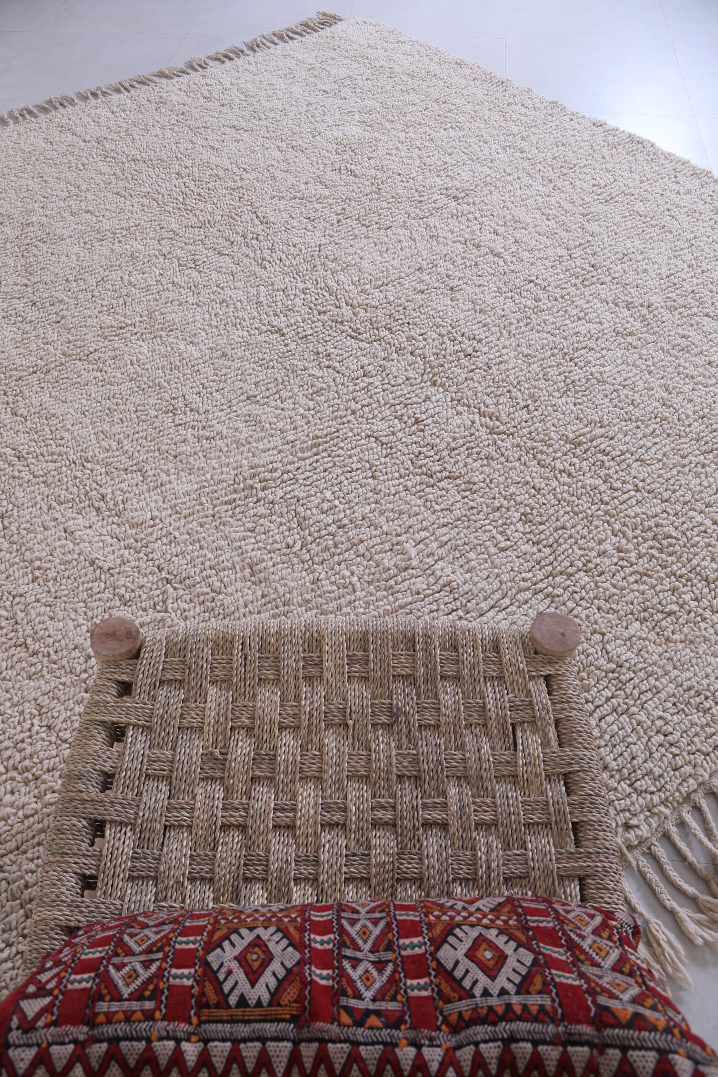 Looped Moroccan rug - Berber rug