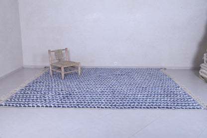 Moroccan blue rug - Handmade rug - All wool