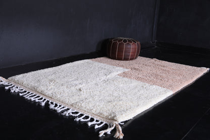 Moroccan handmade berber contemporary rug 5.1 X 7.9 Feet