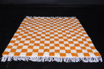 Moroccan handmade berber checkered rug 5.7 FT X 5.5 FT
