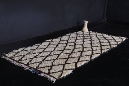 Vintage berber runner rug 3.1 X 7.8 Feet