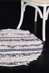 Moroccan handmade round rug 2.5 FT