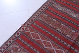 vintage handwoven kilim, 4.4 x 9.2 Feet Runner rug