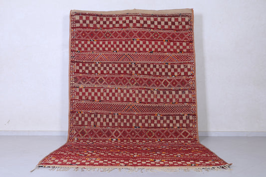 Vintage Moroccan Rug 6.7 X 12.7 Feet