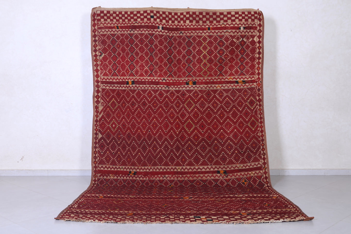 Vintage Moroccan Rug 6.5 X 11.1 Feet