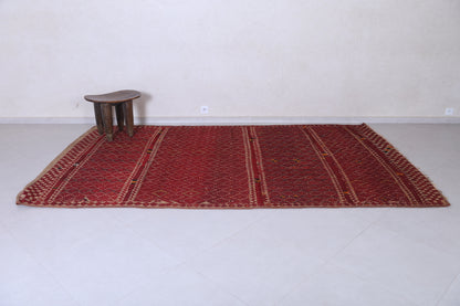 Vintage Moroccan Rug 6.5 X 11.1 Feet