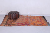 Vintage Moroccan Rug 3.8 X 6.5 Feet