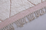 Beni ourain Moroccan Rug - Custom Berber Rug - Pink pattern rug