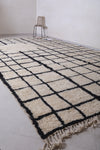 Authentic Moroccan rug - Berber rug - Grid rug