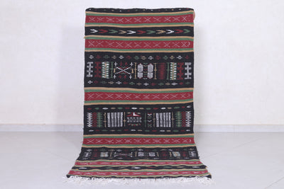 Moroccan Berber Handwoven Kilim - 3 x 6.1 ft | Traditional Rug - Handwoven Kilim
