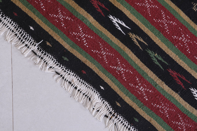 Moroccan Berber Handwoven Kilim - 3 x 6.1 ft | Traditional Rug - Handwoven Kilim