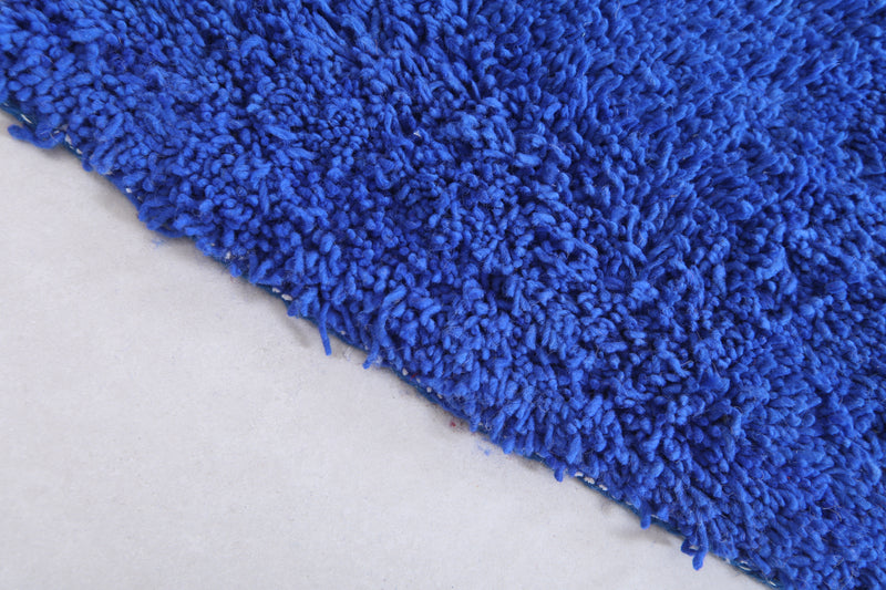 Moroccan Rug - Deep Blue Runner 2ft x 9.9ft - Beni ourain rugs