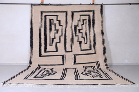 Moroccan rug 9.6 X 14.2 Feet - Handwoven Kilim
