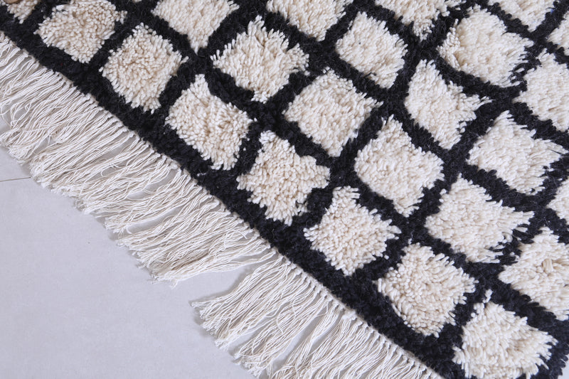 Moroccan beniourain rug 4.6 x 6.2 Feet