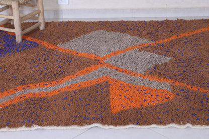 Handmade  beniourain rug 4.9 x 6.3 Feet