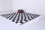 Handmade checkered rug 7.2 X 8 Feet