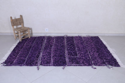 Handmade beni ourain rug 7.3 x 4.5 Feet