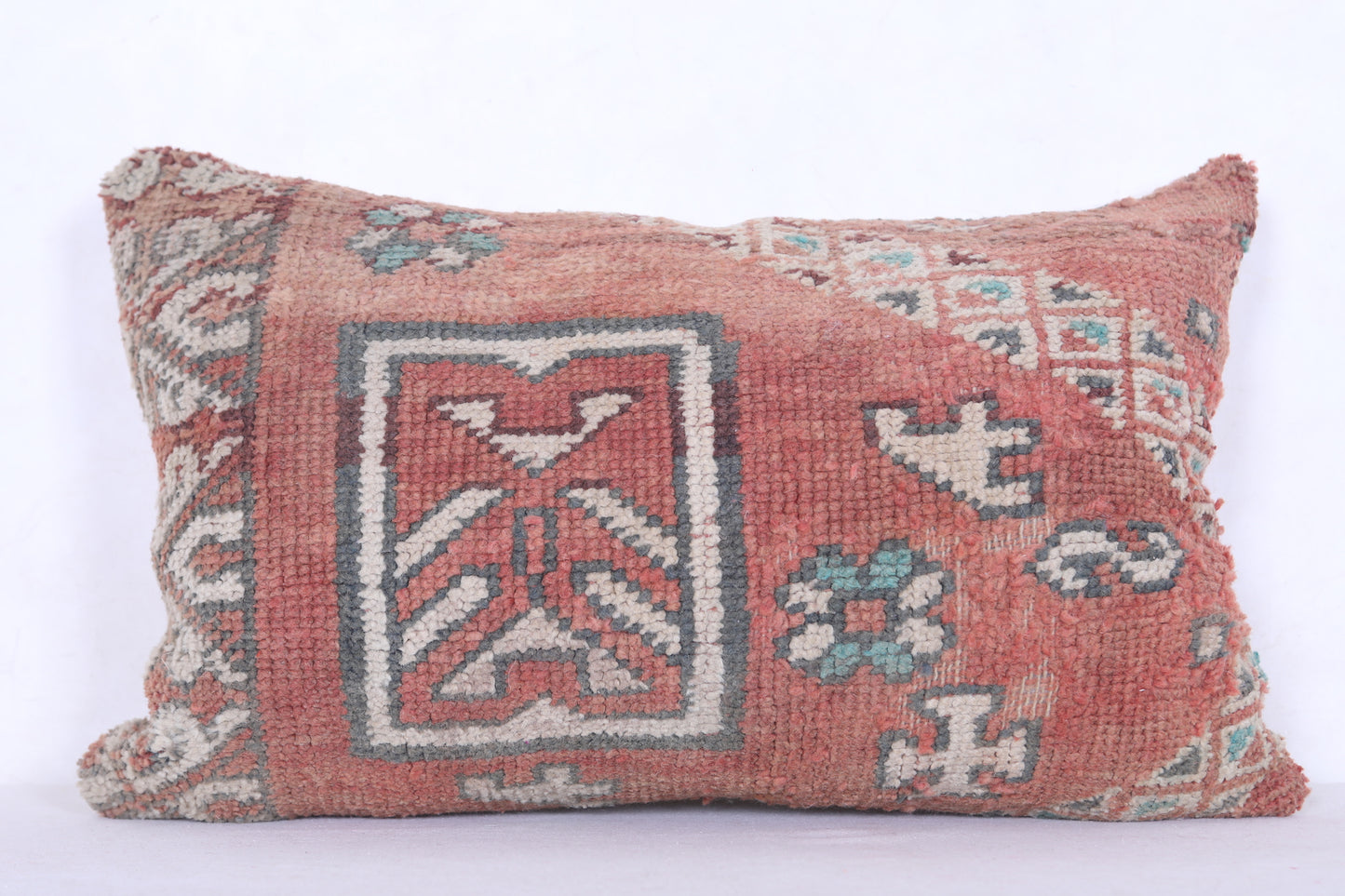 Vintage moroccan berber handmade rug pillows 15.7 INCHES X 23.2 INCHES
